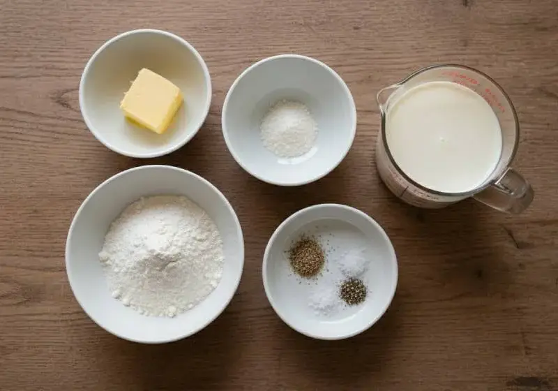 Pour la béchamel