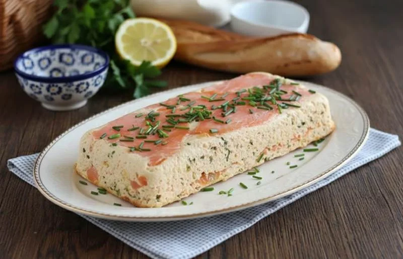 Terrine de saumon aux deux textures