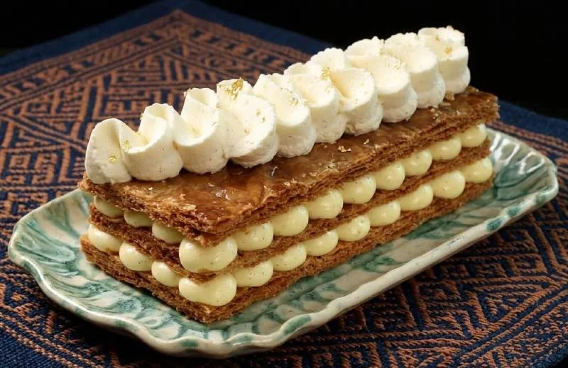 Mille-feuille à la vanille maison : la recette facile et croustillante