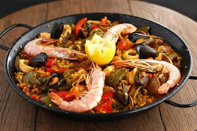 Paëlla traditionnelle façon Valencia