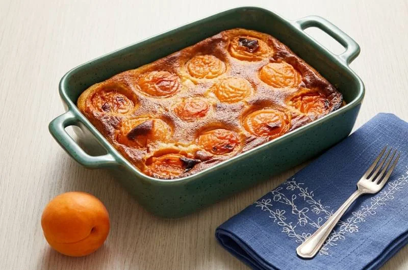 Clafoutis aux abricots facile et moelleux à la vanille bourbon