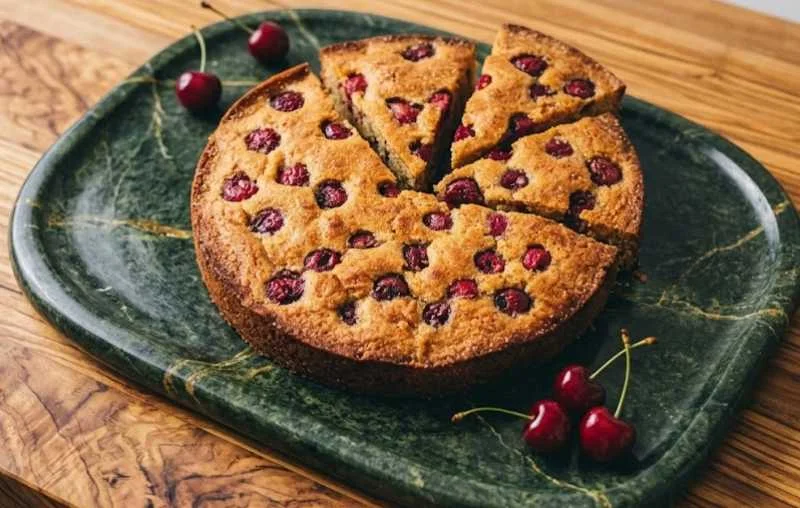 Gâteau aux Cerises Moelleux : La Recette Simple à la Poudre d'Amandes qui Réveille Tous les Sens