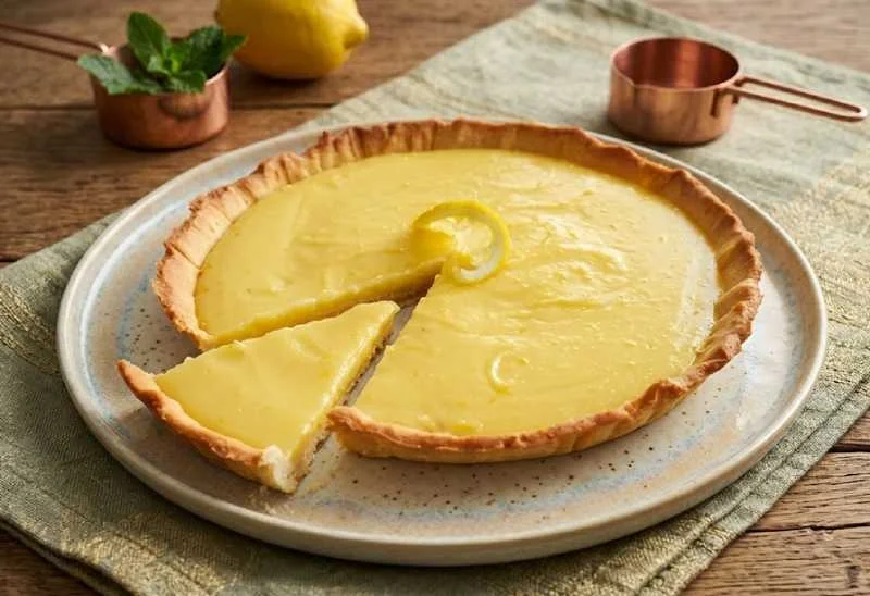 Tarte au Citron Maison : La Recette Classique à la Crème Onctueuse qui Émerveille à Coup Sûr