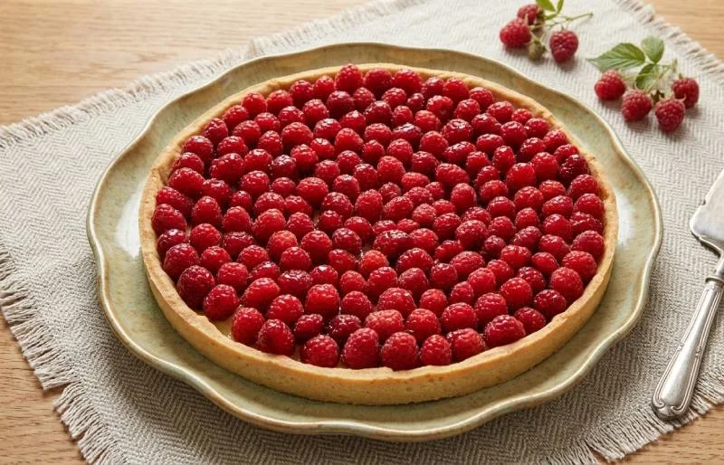 Tarte Framboise Maison sur Pâte Sablée Facile et Élégante