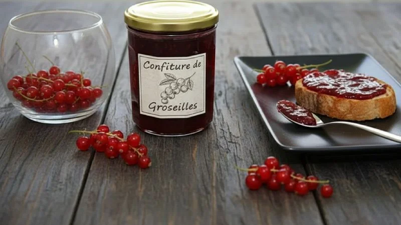 Confiture de Groseille Maison : La Recette Traditionnelle au Goût Intense qui Revient Toujours sur la Table