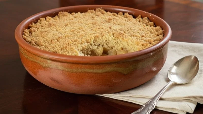 recette crumble aux pommes
