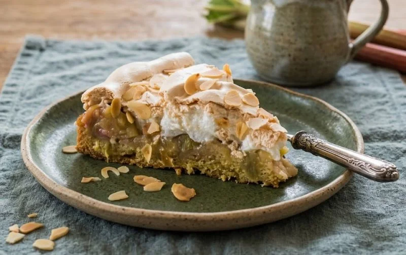 recette tarte à la rhubarbe