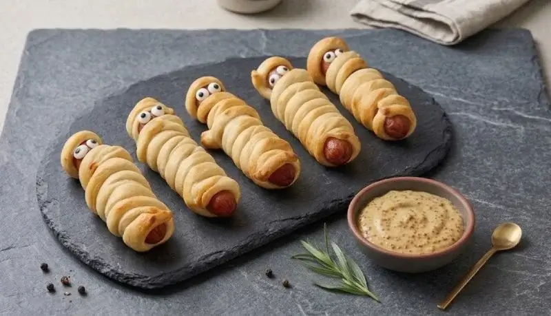 Feuilletés saucisses façon momies