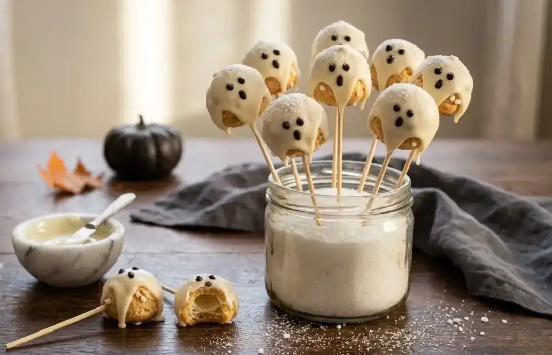 Petits Fantômes Ballons en Chouquettes