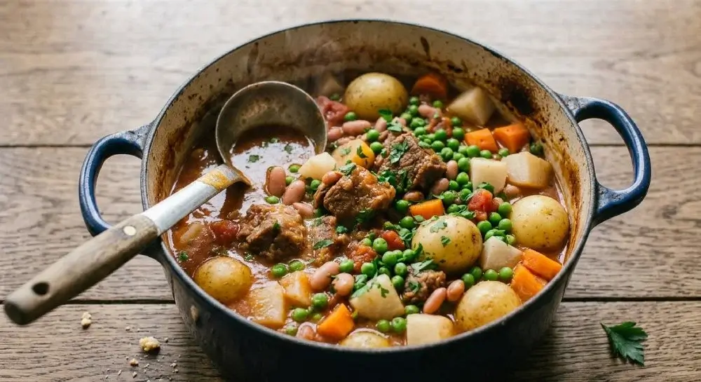 Navarin d'Agneau Printanier aux Légumes Frais