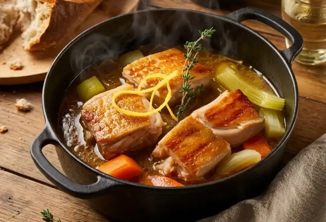 Dinde en daube à l'ancienne