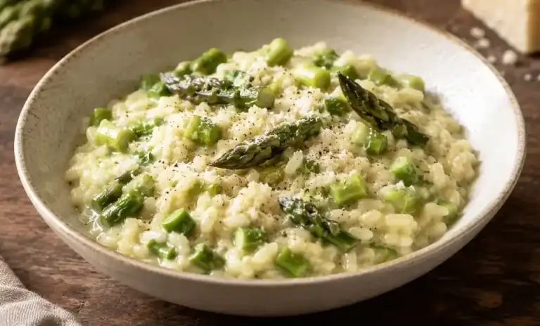 Risotto aux asperges vertes au Monsieur Cuisine
