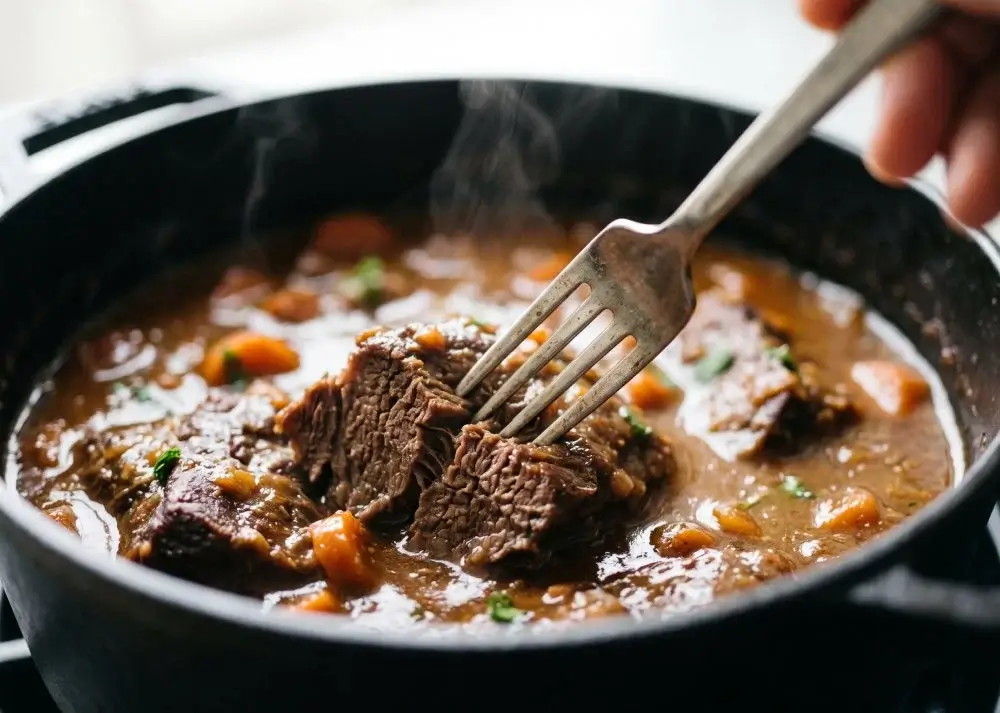 Pourquoi la viande de mon ragoût est dure (et comment la rattraper)
