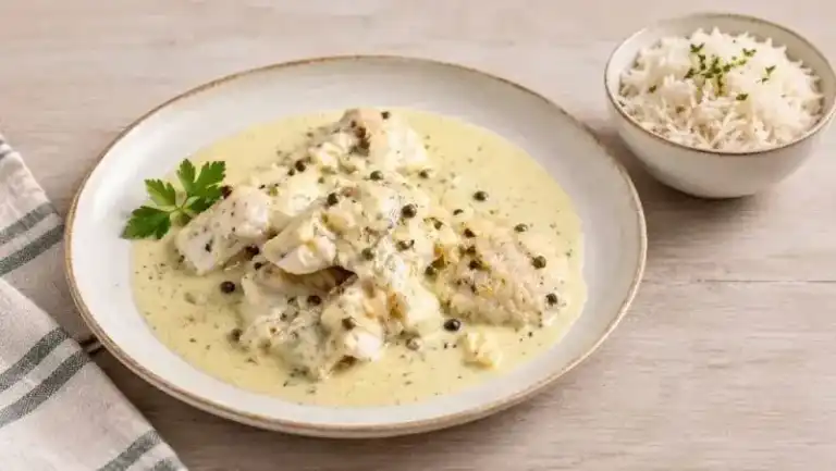 Filets de sole au poivre vert